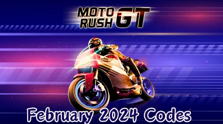 MotoRush Codes February 2024